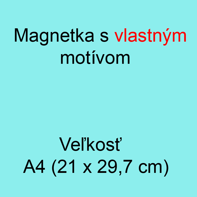 Magnetka A4 (21x29,7 cm)