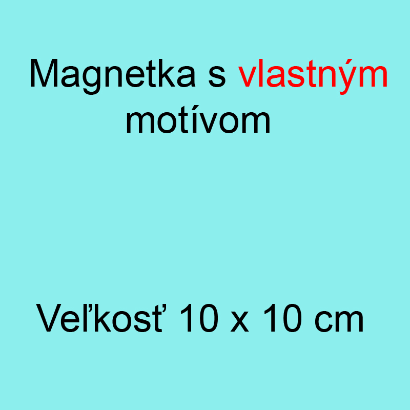 Magnetka 10x10 cm
