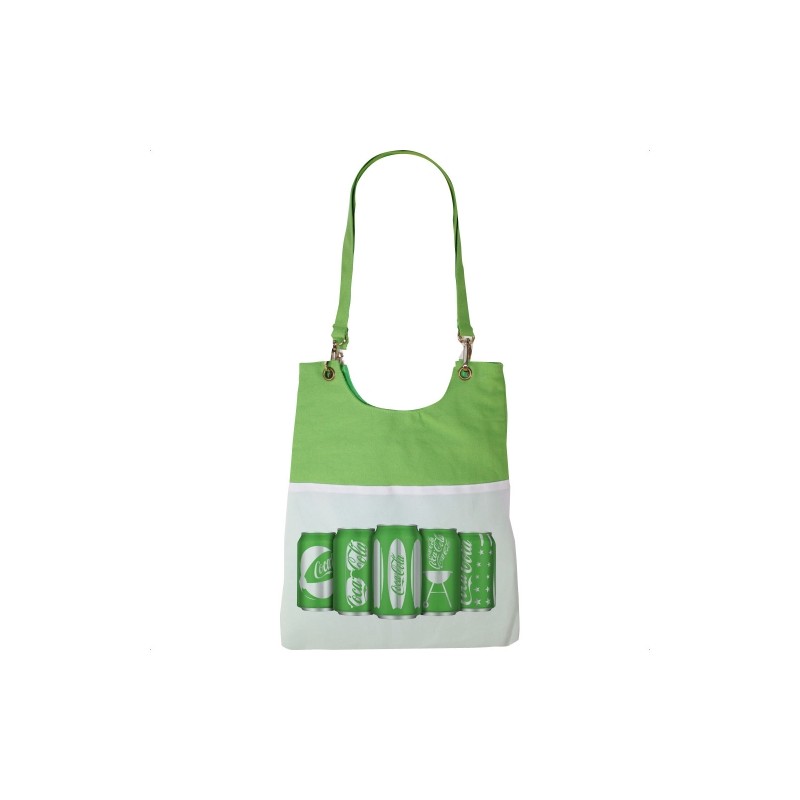 Taška (kabelka) s potlačou - zelená