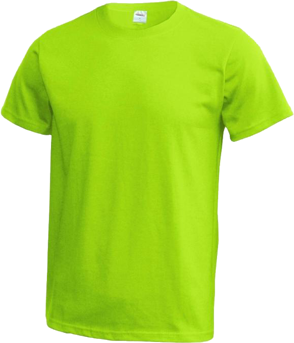 Pánske tričko s potlačou ZELENÉ (žiarivé)