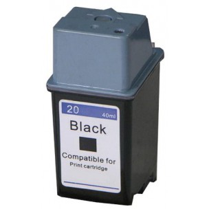 HP C6614D - no. 20 black - kompatibilný