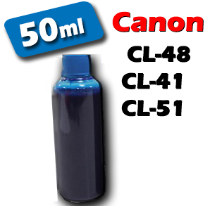 Atrament pre kazety Canon CL38/41/51 cyan 50ml