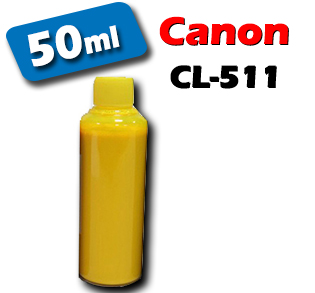 Atrament pre kazety Canon CL511/513 yellow 50ml