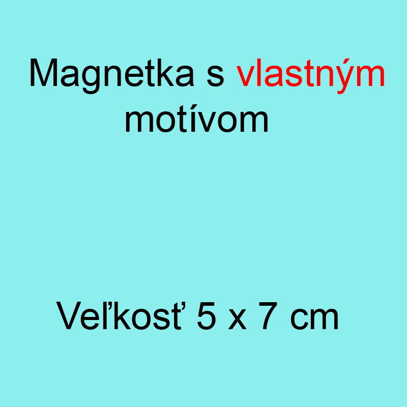 Magnetka 5x7 cm