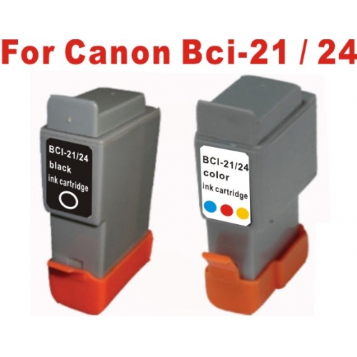 Multipack Canon BCI-24 21BK a C - kompatibilný