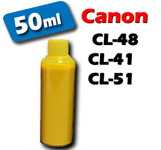 Atrament pre kazety Canon CL38/41/51 yellow 50ml